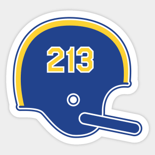 LA Rams 213 Helmet Sticker